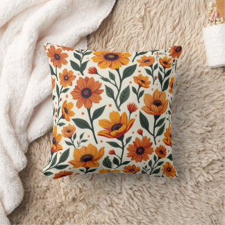 Coussin coussin à fleurs