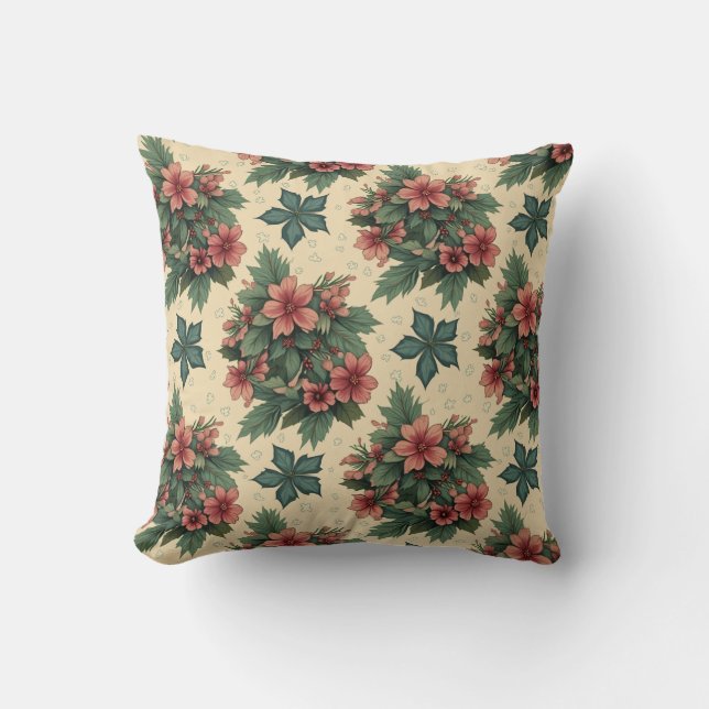 coussin coussin avec motif de Noël (Recto)