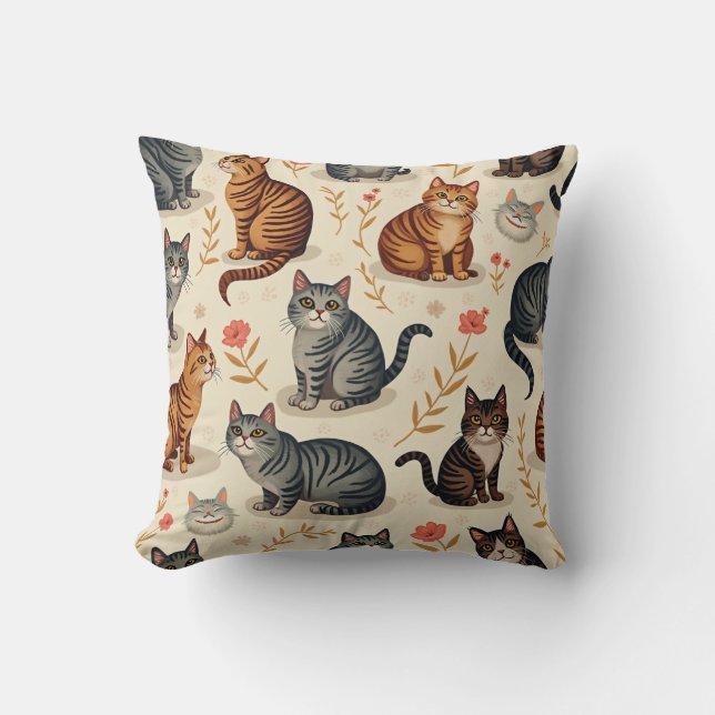 coussin coussin chat (Recto)