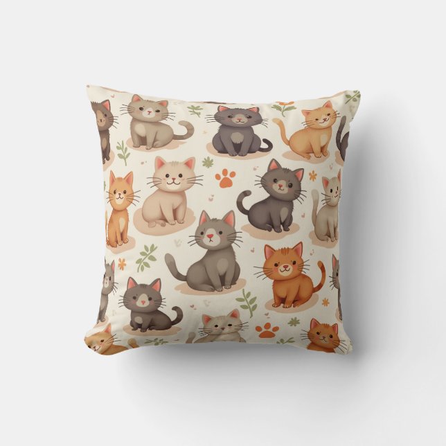 coussin coussin chat (Recto)