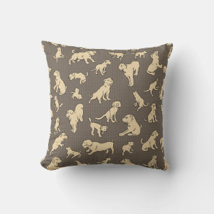 coussin coussin chien mignon