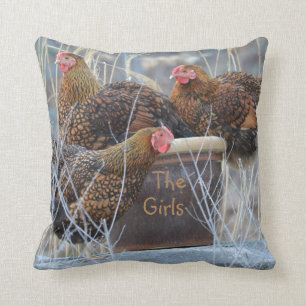 Coussin "Coussin confortable de poulet des filles"