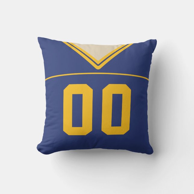Coussin Coussin de football sur mesure, LAX (Recto)