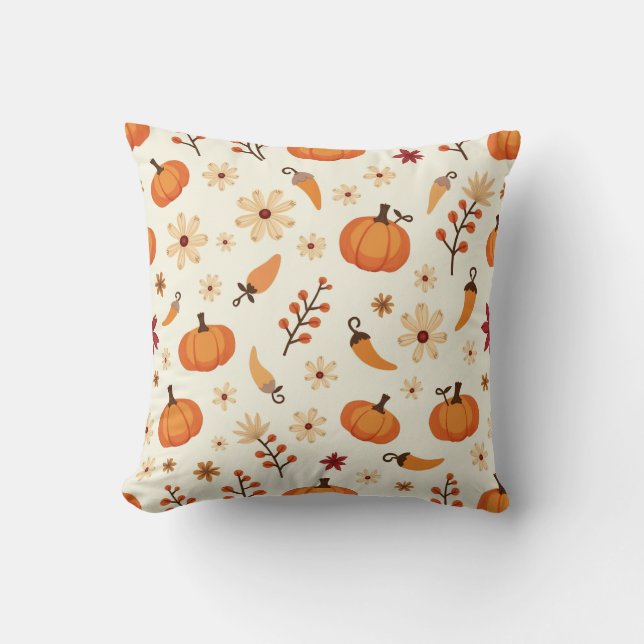 Coussin Coussin de légumes Thanksgiving (Recto)