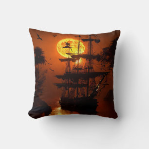 Coussin "Coussin de navire pirate fantomatique"