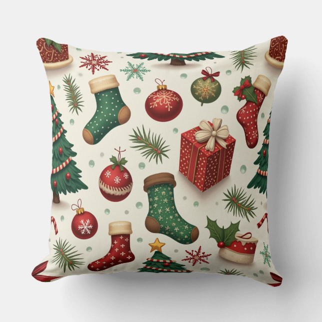 coussin coussin de noël (Recto)