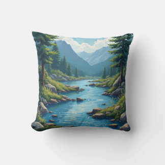 coussin coussin de rivière