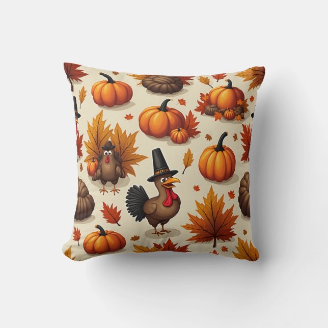 Coussin coussin de Thanksgiving (Recto)