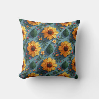 coussin coussin de tournesol