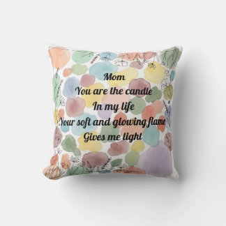 Coussin "Coussin décoratif avec poème pour la fête des Mèr