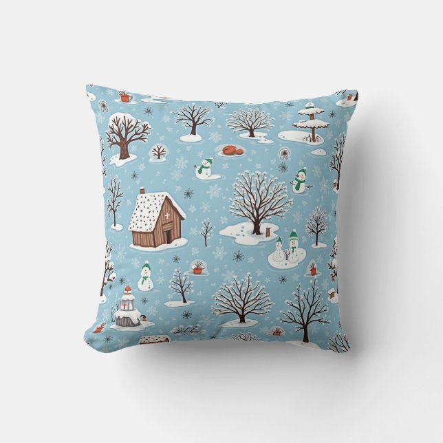 coussin coussin d'hiver (Recto)