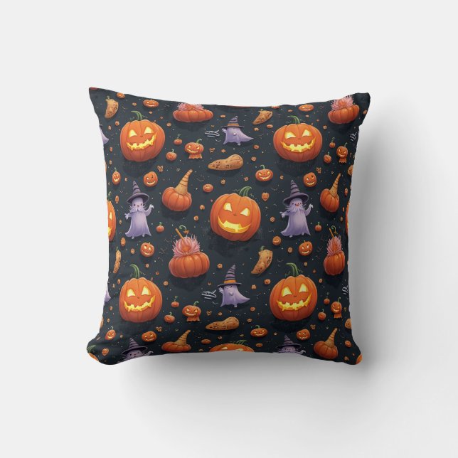 Coussin coussin du jour d'Halloween (Recto)