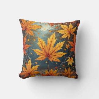 Coussin coussin feuille d'érable