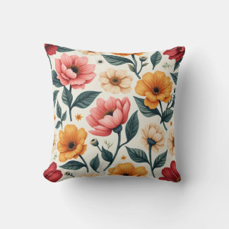 coussin coussin fleuri
