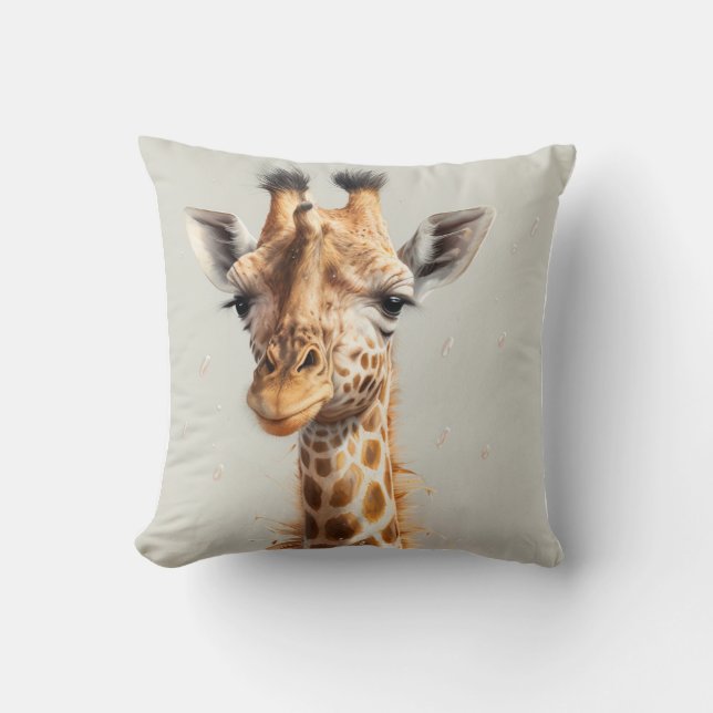 Coussin coussin, girafe, (Recto)