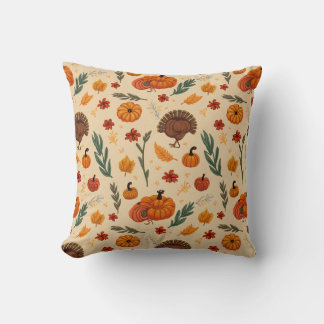 Coussin coussin motif Thanksgiving