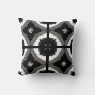 Coussin Coussin-noir et blanc contemporain