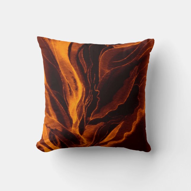 Coussin Coussin--Pavots oranges géants (Recto)