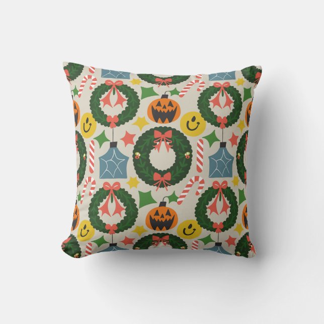 Coussin coussin rond de Noël (Recto)
