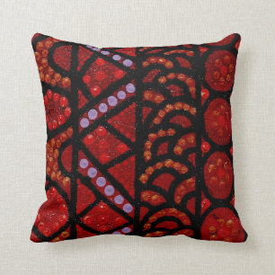 Coussin Coussin rouge Voyage