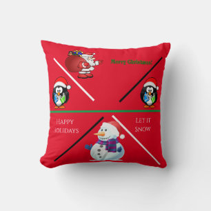 Coussin Coutume de Noël de lancer oreiller.