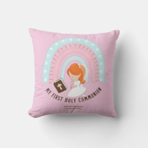 Coussin Coutume Première Sainte Communion Cute Red Hair Gi