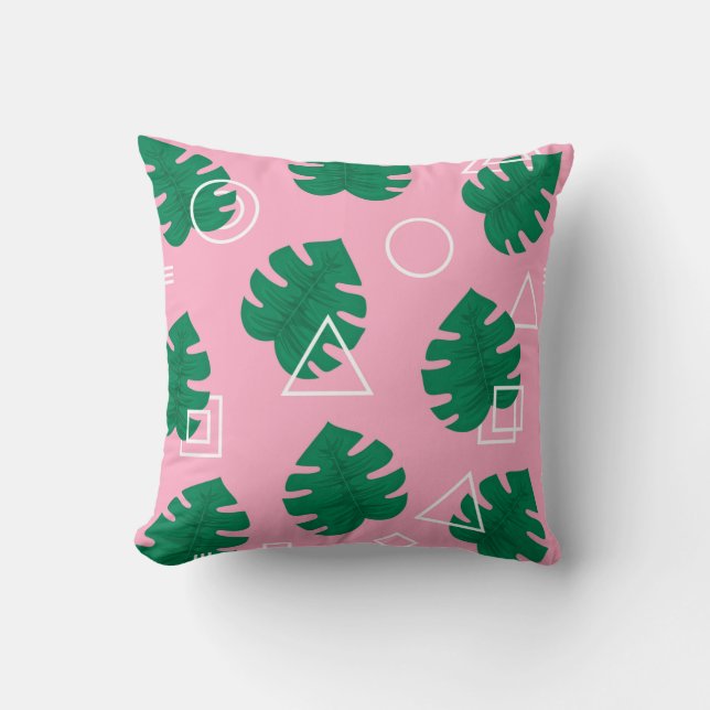Coussin couture de géométrie hipster de style moderne Abst (Recto)