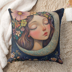 Coussin Couvercle et lune de croissant