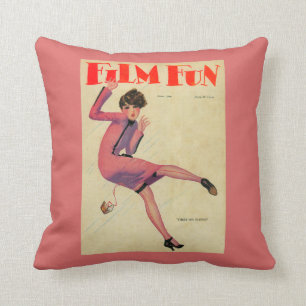 Coussin Couverture de magazine d'amusement de film