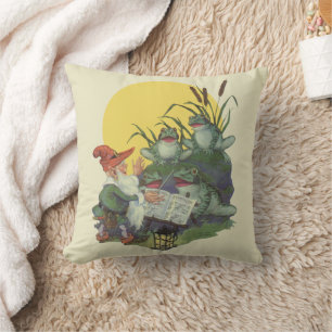 Coussin Couverture de magazine de musique vintage, Chœur d