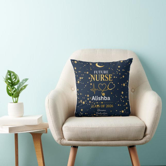 Coussin Couverture de remise des diplômes personnalisée po (Chaise)
