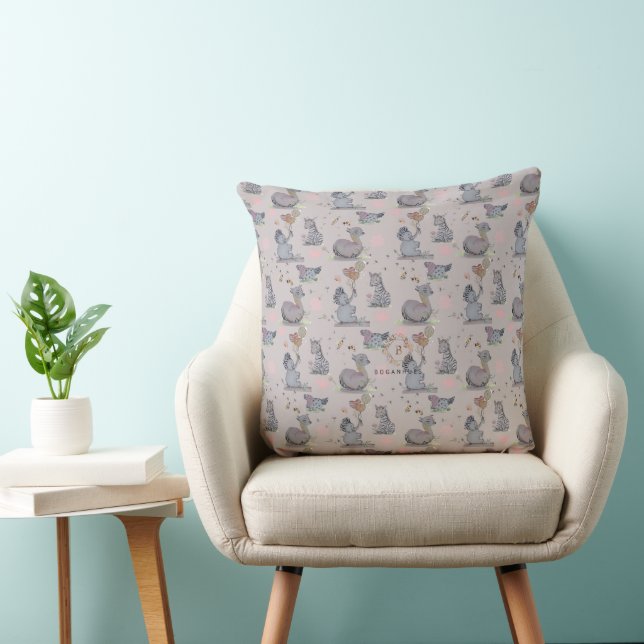 Coussin Couverture "Eleze Elephant & Polka Hen" Boganhues (Chaise)