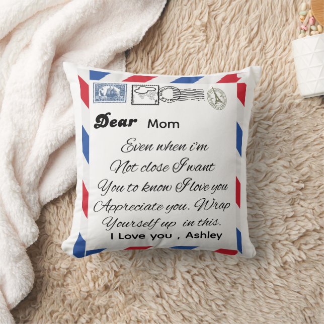 Coussin Couverture géante personnalisée de carte postale d (Couverture)