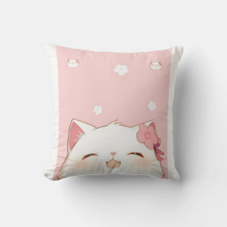 Coussin Couverture Mignonne Chatte