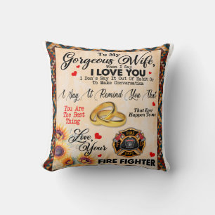 Coussin Couverture personnalisée pour ma magnifique épouse