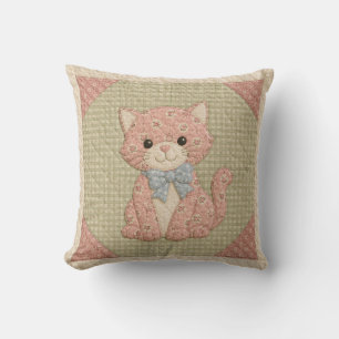 Coussin Couverture rose Kitty