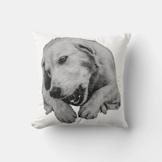 Coussin Couvertures, friandises et lumières du soir (Recto)