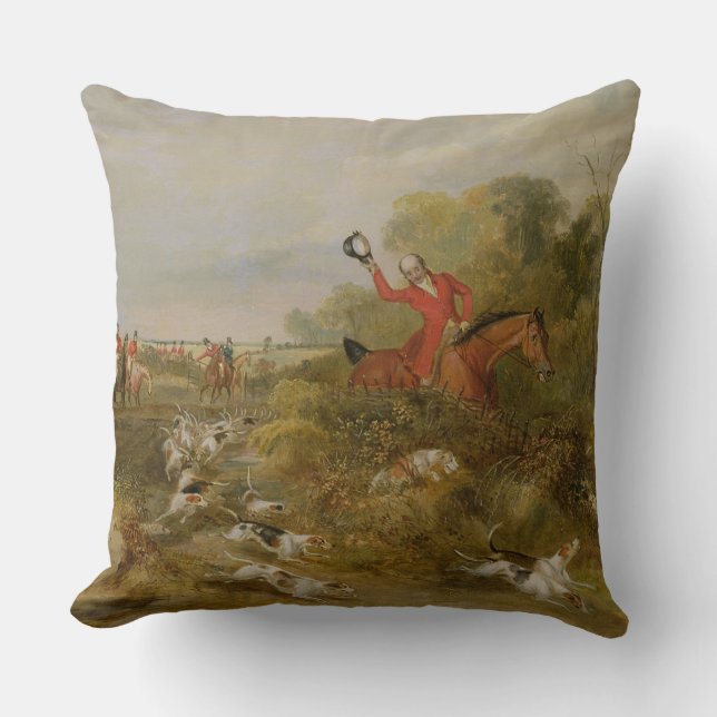 Coussin Couvrant sur des chiens, Hall du célibataire, 1836 (Recto)