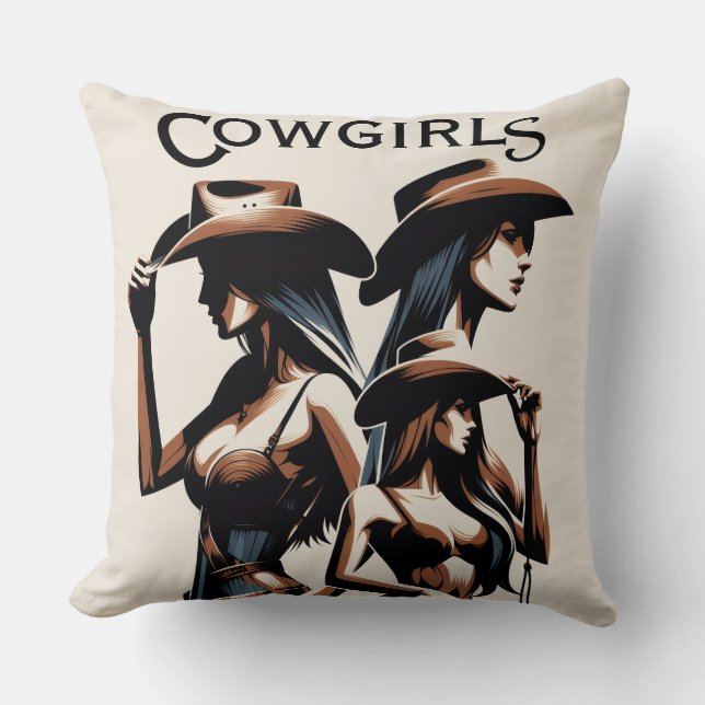 Coussin Cow-girls (Recto)