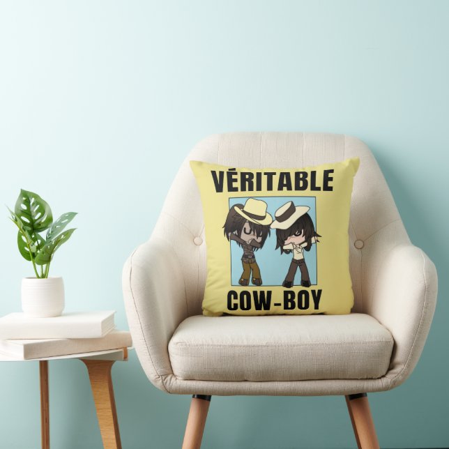 coussin cowboy chibi (Chaise)