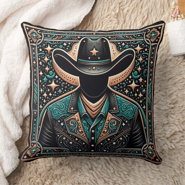 Coussin Cowboy en cuir à outils (Couverture)