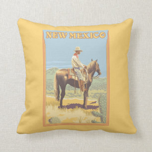 Coussin Cowboy (vue de côté) Nouveau Mexique