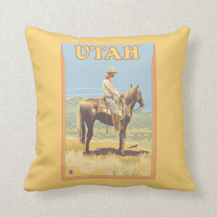 Coussin Cowboy (vue de côté) Utah