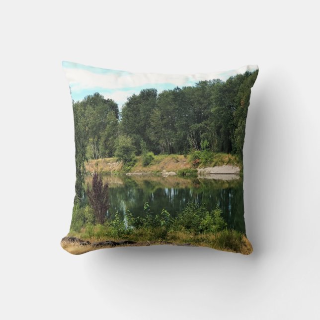 Coussin Cowlitz River, Castle Rock, Washington (Recto)
