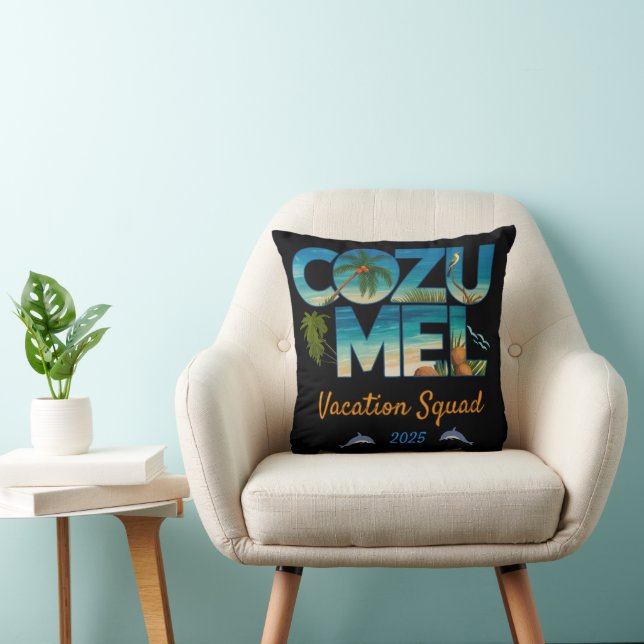 Coussin Cozumel Vacation 2025 Tropical Getaway Adventure (Chaise)