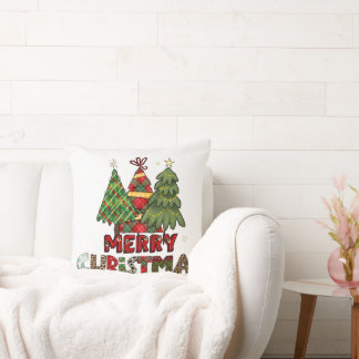 Coussin Cozy Christmas Cushion with Santa Claus Illustrati