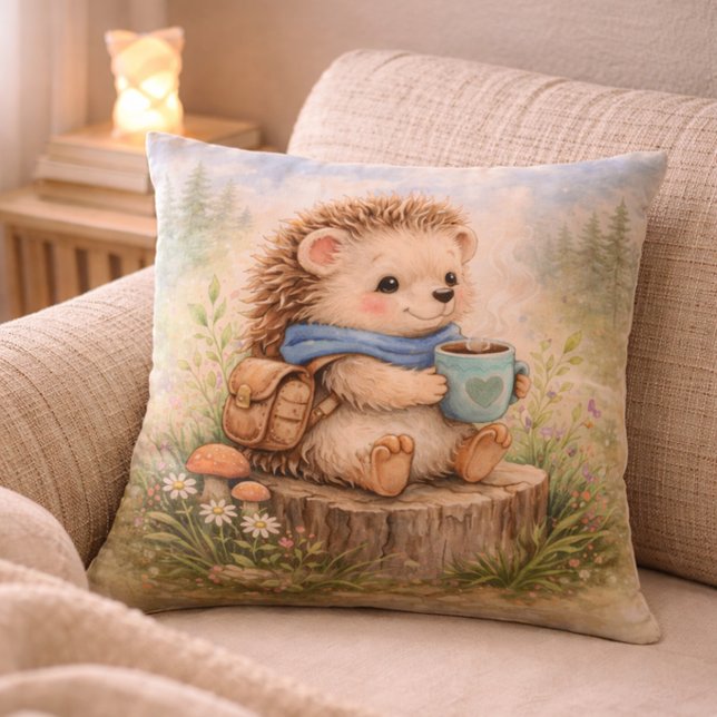 Coussin Cozy Hedgehog Kids Room & Nursery (Créateur téléchargé)