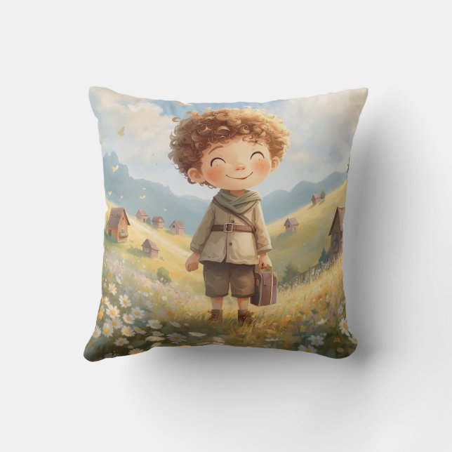 Coussin Cozy Traveler Pillow Whimsical Adventure Kind_Ones (Verso)