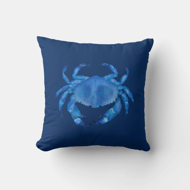 Coussin Crabe bleu (Recto)