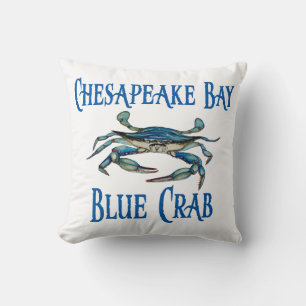 Coussin Crabe bleu de la baie Cheke